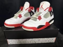 AIR JORDAN 4 RETRO OG Fire Red（2020）28cmのサムネイル