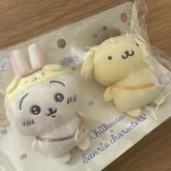 ちいかわ　サンリオ　ペアブローチ w300_zG4.jpg