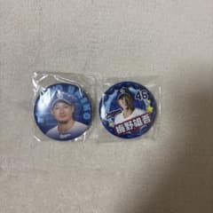 中日ドラゴンズ 梅野雄吾 缶バッジ 2個セットのサムネイル