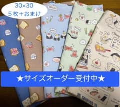 ★お問い合わせ中★＋１枚プレゼント　ランチマット５枚★25×30 男の子女の子 ☆＋1枚プレゼント 人気ランチマット5枚組☆30×30 男の子女の子