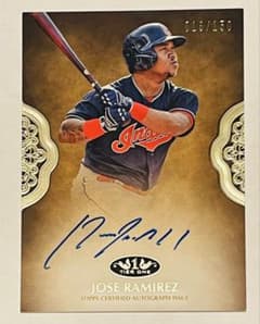 Jose Ramirez 直筆サインカード 150枚限定 MLB auto