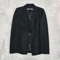 【美品】 DIRK BIKKEMBERGS テーラードジャケット 40 ブラック ダークビッケンバーグ テーラードジャケット ブラック 40 モード系