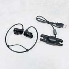 美品 Sony ウォークマン NWD-W273 4GB 防水ブラック 充電器付き - メルカリ