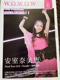 最終処分価格超レア♡貴重超美品♡本物♡安室ちゃん 公式グッズ写真6枚セットその② 最終処分価格♡訳ありレア 貴重 安室奈美恵さん表紙『wowow 冊子』安室