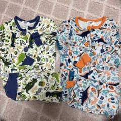 恐竜柄パジャマ 90サイズ BREEZE 2着セットのサムネイル