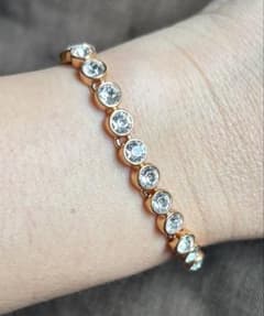 Swarovski オーバルカットクリスタルブレスレットのサムネイル