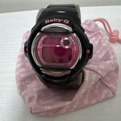 CASIO Baby-G 腕時計 BG-169R ブラック ピンクのサムネイル