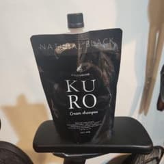 KURO Cream shampoo ナチュラルブラック 400g KURO Cream Shampoo ナチュラルブラック 400g - メルカリ