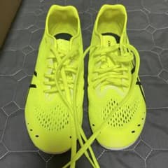 アシックス ガンラップ3 陸上 スパイク 24.5cm イエロー - メルカリ