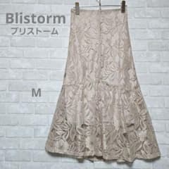 ​Blistorm 総レースマーメイドスカート M オフベージュ 裏地あり 美品のサムネイル