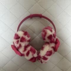 Disney Pink Leopard Print Earmuffs
