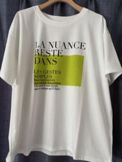 未使用新品　ラコレ　接触冷感ロゴプリントTシャツ ホワイトのサムネイル
