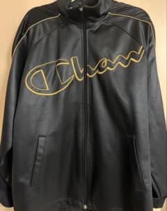 Champion ジャージ ブラック ゴールド Lサイズのサムネイル