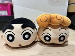 크레용 신짱 아마 엔보 잠자는 봉제 인형 해바라기 신짱