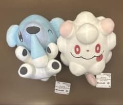 ポケモン　ぬいぐるみ　クマシュン　ペロッパフ
