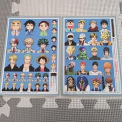 アニメキャラクター ステッカー 2シートセットのサムネイル