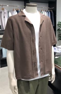 TAKEO KIKUCHIニットシャツ カーディガン ベージュ系 Mサイズのサムネイル