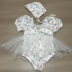 タグ付き新品未使用☆韓国 子供服 ワンピース水着 100サイズのサムネイル