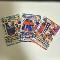 アイカツカード クラブビートコーデ 3枚 黒沢凛 ダンスフュージョンのサムネイル