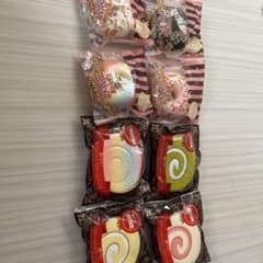 スクイーズ ミニドーナツ ロールケーキ 8個セットのサムネイル
