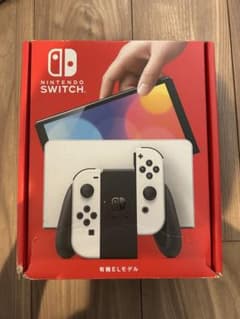 Nintendo Switch 有機EL本体 動作確認済み　箱あり完品　ケース付のサムネイル