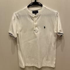 Polo Ralph Lauren ヘンリーネック ポロシャツ ホワイトのサムネイル