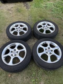 215/55R17 アルミホイールセット 4本　エスティマなどのサムネイル