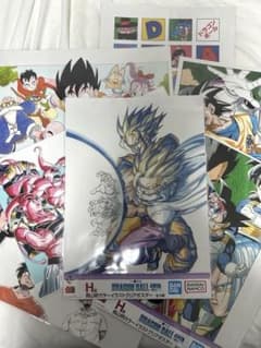 ドラゴンボール H賞　鳥山明カラーイラストクリアポスター　7種セットのサムネイル