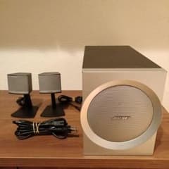 Bose スピーカー・ウーファーセット シルバー　ジャンク ジャンク品】Bose コンパニオン3 サブウーファー スピーカーセット