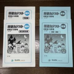 グノーブル 6年 算数　基礎力テスト　年間　2022年度　状態おおむね良 グノーブル 6年 算数 基礎力テスト 年間 2022年度 状態おおむね良
