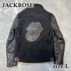 希少】JACKROSE ローリングストーンズ ライダースジャケット レザー