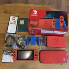 Nintendo Switch マリオレッド×ブルー本体・付属品完備・箱あり - メルカリ