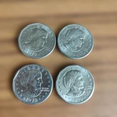 値下げ！ アンソニー 1ドル硬貨 4枚セット - メルカリ