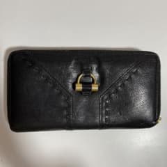 サン　ローラン　YSL paris 長財布　イタリア製　本革のサムネイル