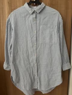 ZARA ストライプチュニックシャツ 七分袖サイズ140のサムネイル