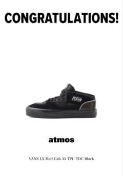 VANS LX Half Cab 33 TPU TDC Black - メルカリ