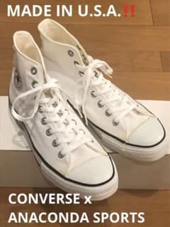 90s コンバースx アナコンダスポーツ オールスターハイUSA製