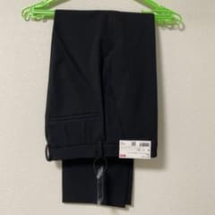 UNIQLO スマートアンクルパンツ 2WAYストレッチ ブラック Mのサムネイル