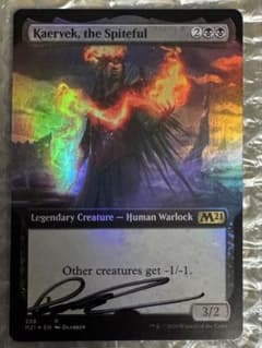MTG 悪意に満ちた者、ケアヴェク アーティストプルーフ(ブランク) MTG 悪意に満ちた者、ケアヴェク アーティストプルーフ(ブランク