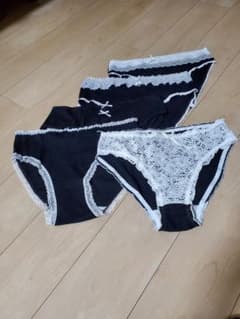 SHEIN 5パック プラス カラーブロック コントラストレースパンティのサムネイル