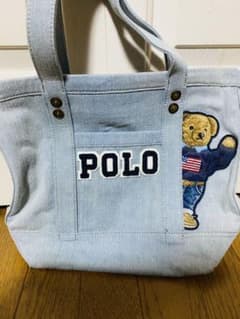 POLO ラルフローレン　bear トート　デニムのサムネイル