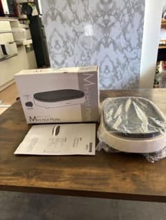 ミニホットプレート 700W ホワイトのサムネイル