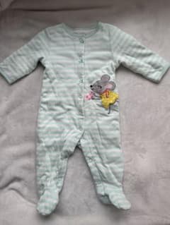 carter's ベビー服 ロンパース 70cm ネズミ柄のサムネイル