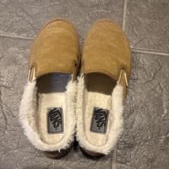 VANS スリッポン ボア スエード ブラウンのサムネイル