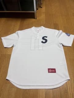 Supreme ベースボールシャツ ホワイト S - メルカリ