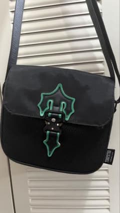 Trapstar messenger bag Black/Greenのサムネイル