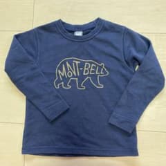 35さん専用⭐︎MONT-BELL トレーナー サイズ110 ネイビーのサムネイル