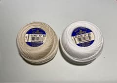 DMC レース糸 80 ECRU BLANC レース編 ルナヘヴンリィ 2個ですのサムネイル