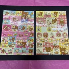 헤세이 레트로 리락쿠마 씰 2 시트 세트 알로하 토로 ~ 리타마고