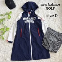 ニューバランスゴルフ】美品 レインウェア ワンピース ネイビー 0